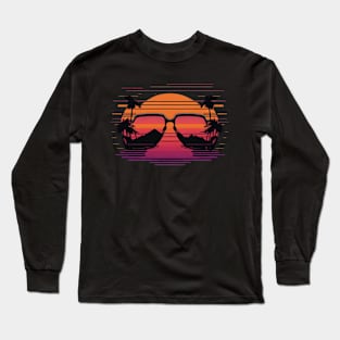 sunset sunglasses Long Sleeve T-Shirt